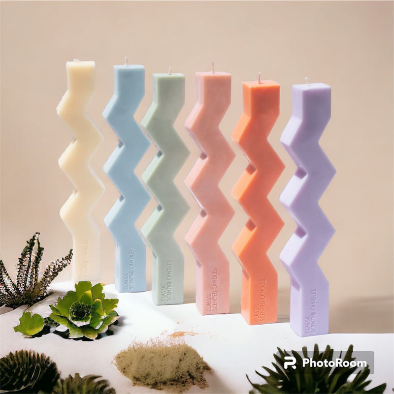 Zigzag Candle