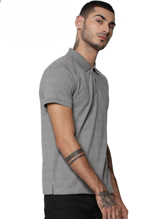 Jjpr plain gray charcoal tshirt
